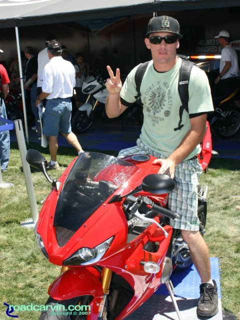 2007 Red Bull U.S. Grand Prix - Triumph 675 Fan